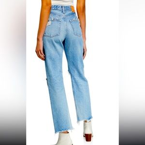MOUSSY Odessa vintage wide straight leg jeans size 27 NWT
